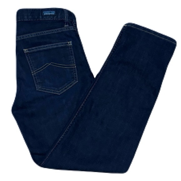 Gorpcore Women’s Patagonia Boyfriend Denim Dark Blue Jeans Size 25 - Picture 7 of 14